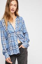 Hunter Plaid Buttondown By Rails At Free People